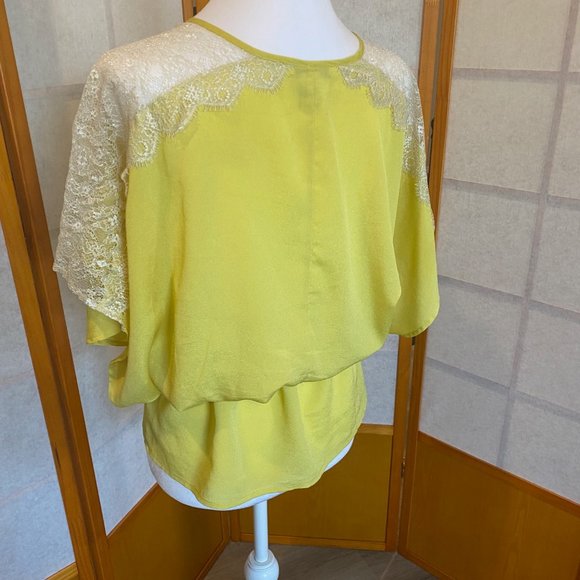 Yellow Bar III Tunic Blouse - Size S - Picture 2 of 10